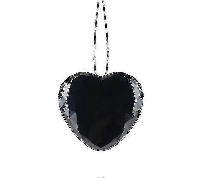 Mini Pendant Small Keychain Recording Device, Heart-shaped Necklace Voice Activated Recorder U Disk-4gb(black)
