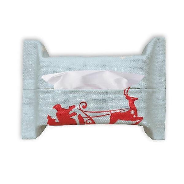 mas Elk Sled Snowflake Pattern Paper Towel Tissue Bag Napkin Bumf