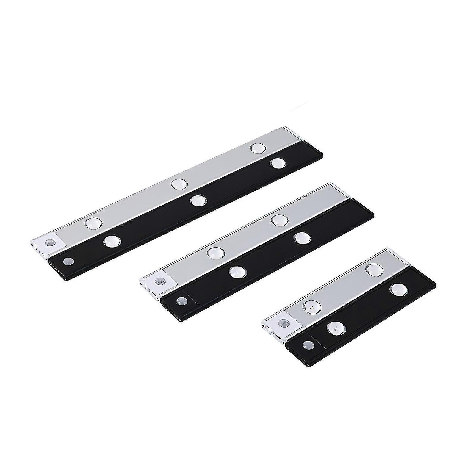 Ultra Thin LED Light with Motion Sensor for Under Cabinet, Charging Mode and Stepless Dimming, Ideal for Closet, Kitchen, Stairwell (20cm,