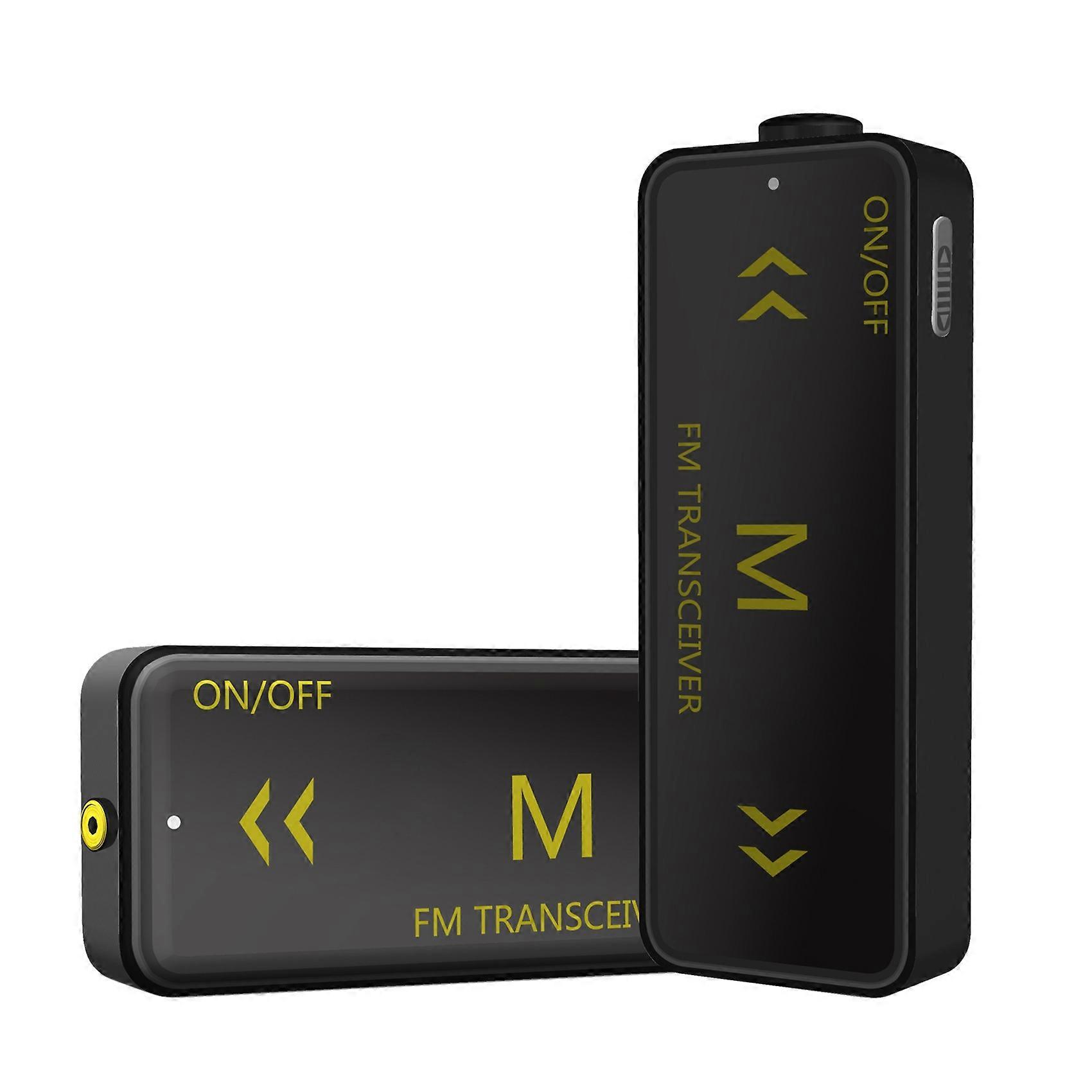 2 Pcs V1 Mini Business Walkie Talkie 3Km Communication Distance 2Ch UHF 400-480MHz Portable Walkie