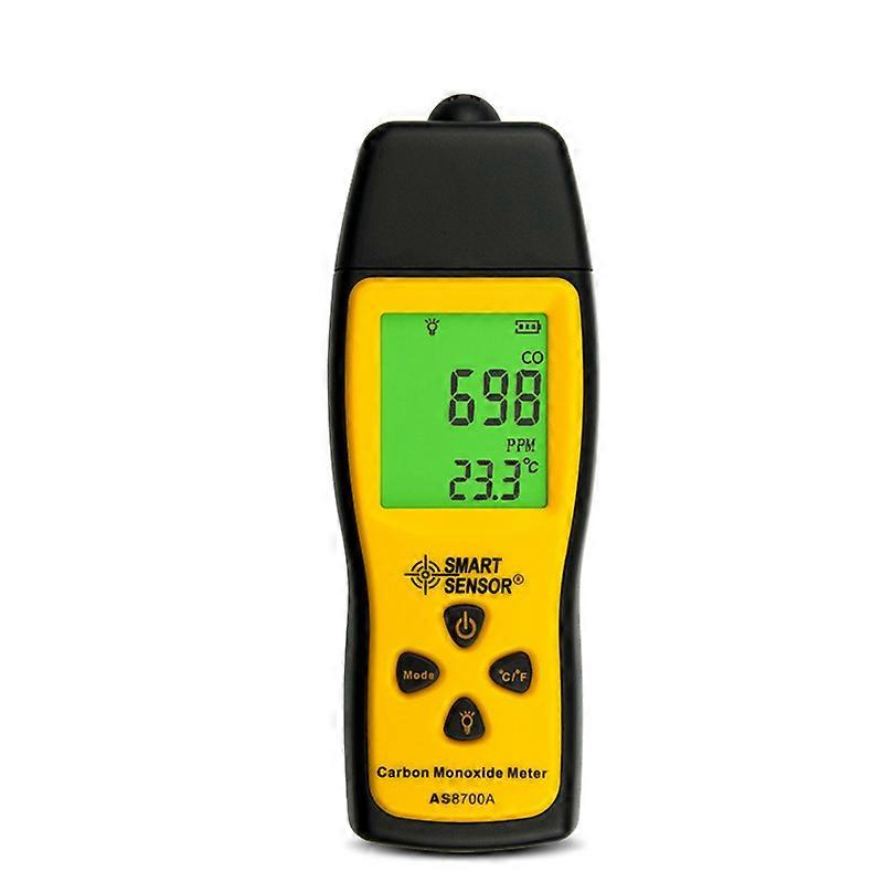 SMART SENSOR Handheld Carbon Monoxide Meter with High Precision CO Gas Tester Monitor Detector Gauge LCD Display Sound and Light Alarm 0-1000ppm -Yx