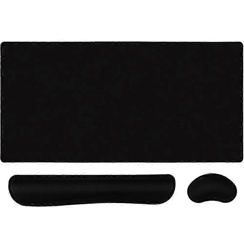 Non-slip Mouse Pad Extended Gaming Mouse Pad With Keyboard Wrist Rest Mouse Table Pad For Computer