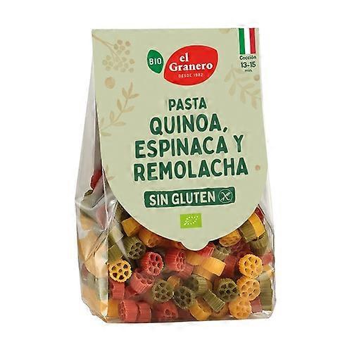 Quinoa, spinach and beetroot pasta gluten-free bio 250 g