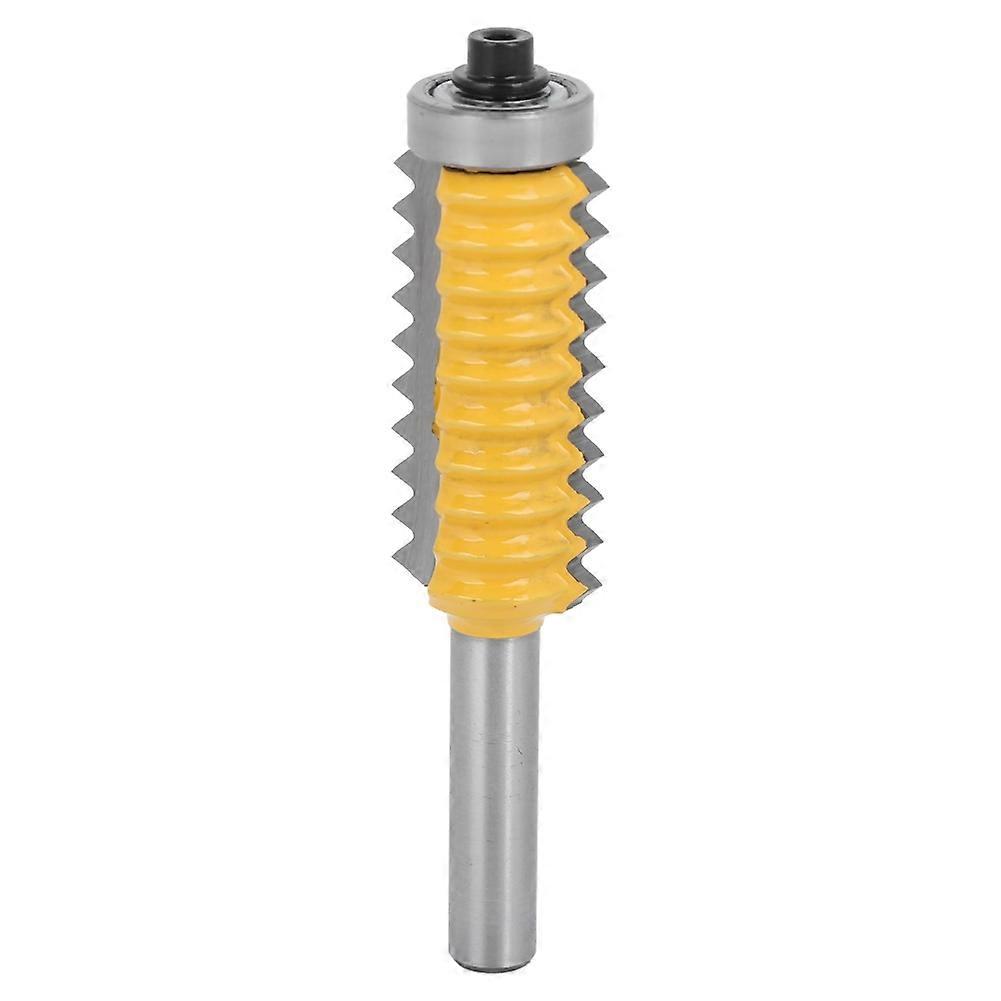 8 Shank Woodworking Cutter Rail Stile Router Bit Line Wave Type Wood Milling Knife(Multi Tooth Woodw
