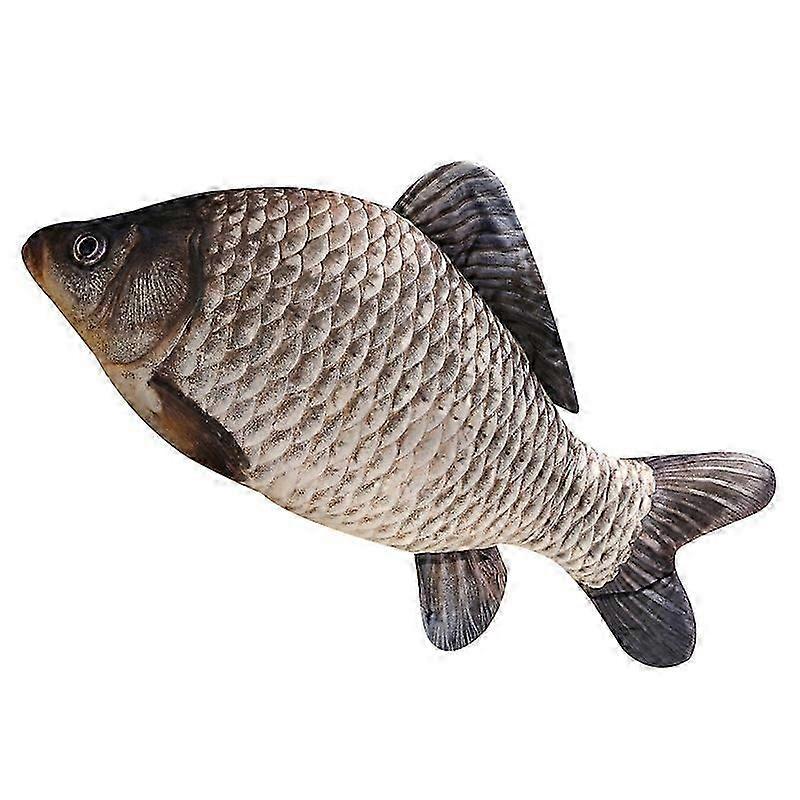 30CM-100CM Simulation Fish Plush Toys Realistic Tilapia Carp Bream Plush Pillow Stuffed Soft Bed Back Cushion Creative Decor Gift