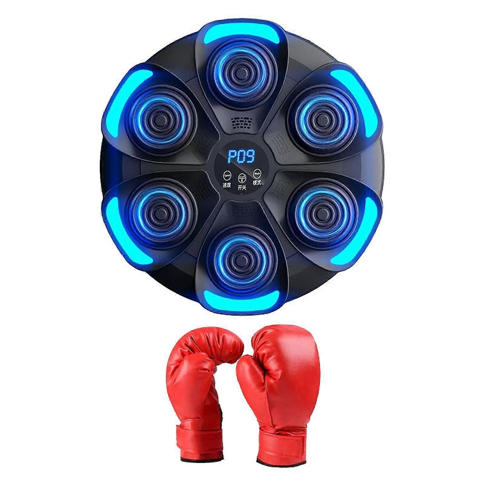 Müzik Boks Makinesi Elektronik Boks Duvar Hedefi Kapalı Sanda Uygulama Siyah için