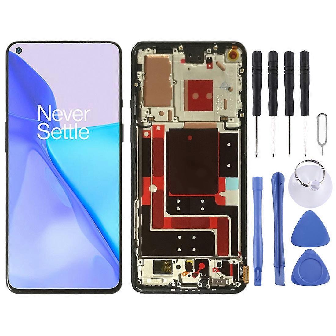 For OnePlus 9 LE2113 LE2111 LE2110 Digitizer Full Assembly With Frame COMPATIBLE LCD Screen