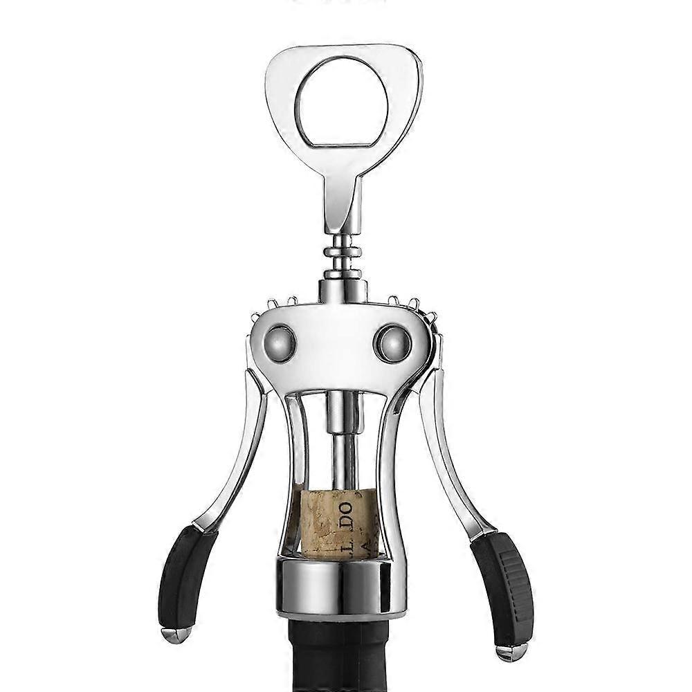 Personalized Red Wine Corkscrew Wine Bottle Opener Zinc Alloy Wing Corkscrew Multi-Function Corkscrew, Free Engraving