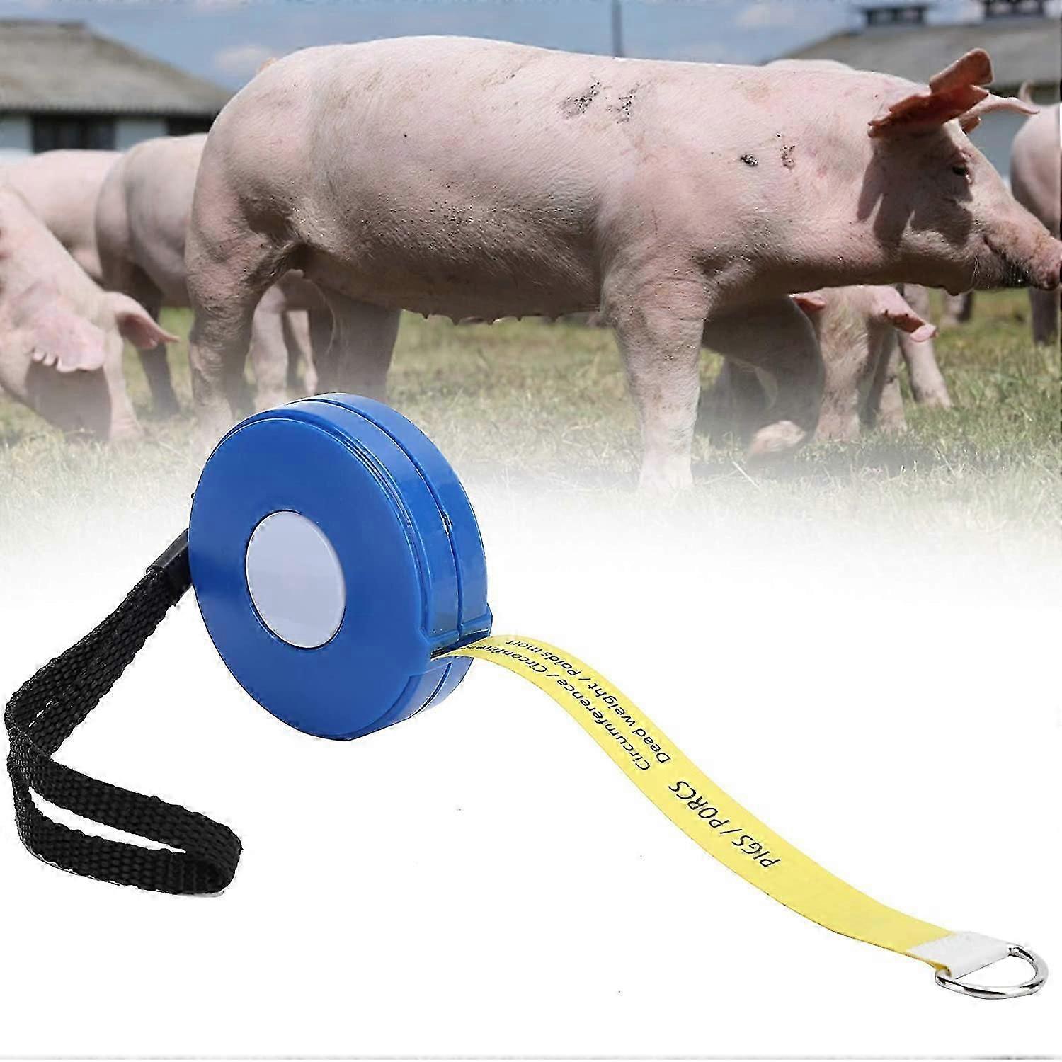 Weight Tape Measure, Body Measure Tape Retractable Pig Weight Measuring Tape, Cattle Weight