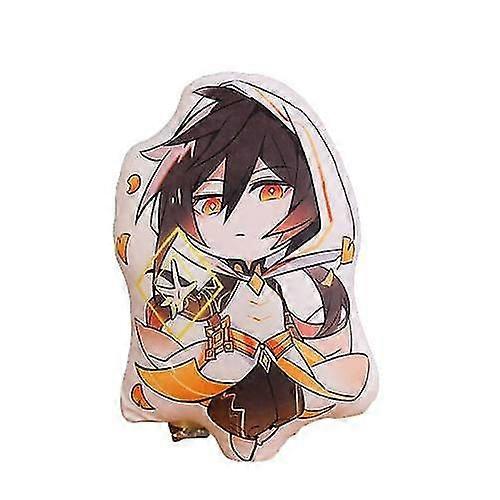 Rex Lapis Genshin Impact Double-Sided Printed Throw Pillow