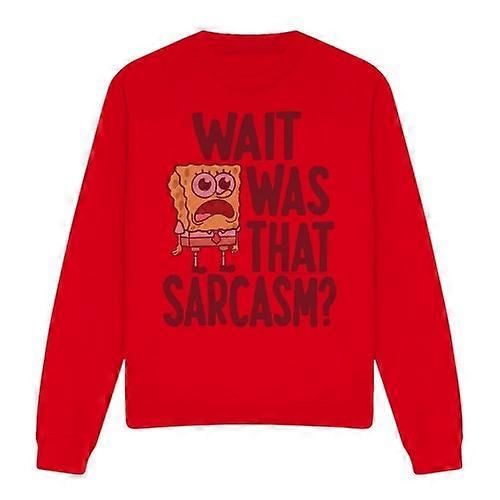 SpongeBob SquarePants Unisex Adult Sarcasm Sweatshirt