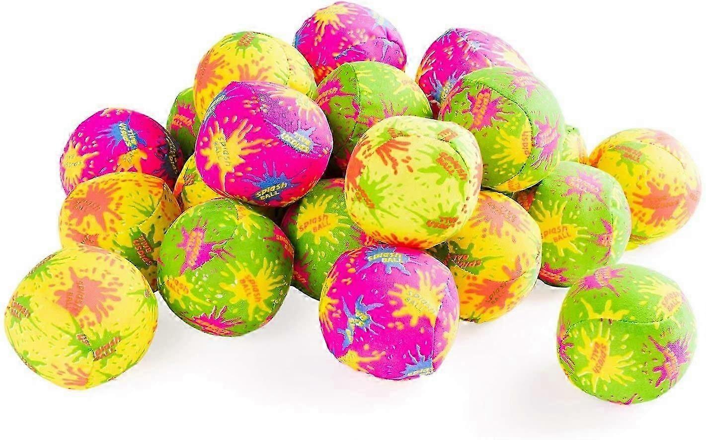 プール、夏のビーチソークゲーム、楽しいキッズパーティーアクティビティ(12パック)ランダムカラーのウォータースプラッシュボール