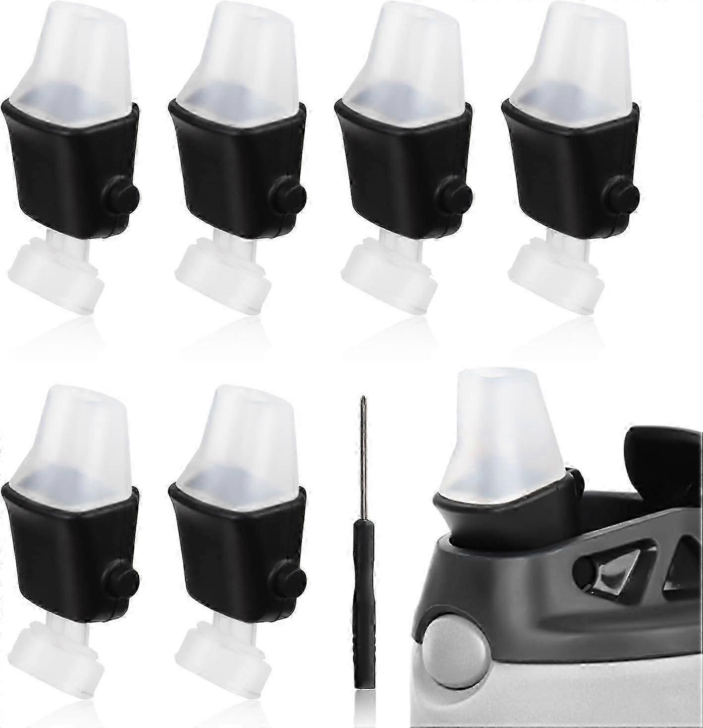 6pcs Replacement Spout For Contigo, Soft Lids Replacement With Screwdriver