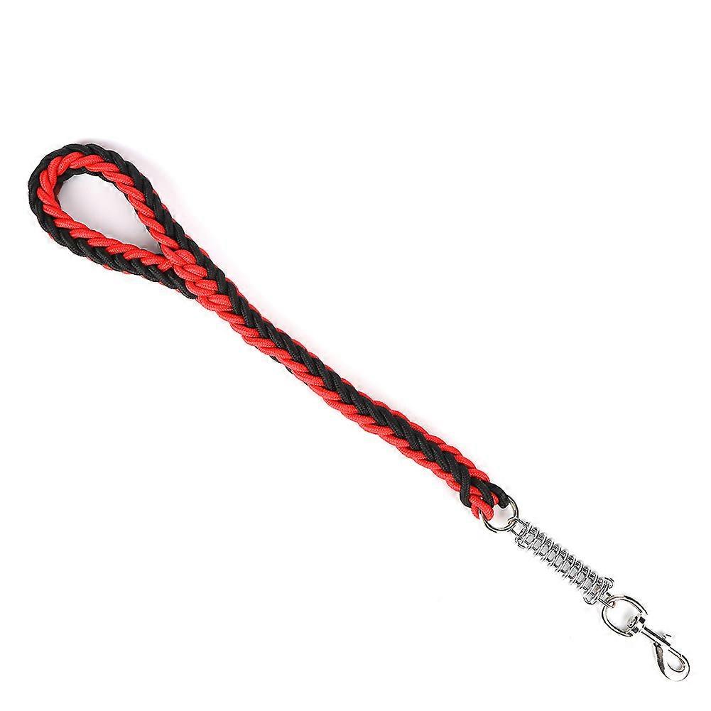 Nylon Dog Traction Strap Rope Training Leash with Damping Spring