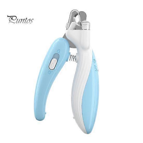 LED Pet Nail Clippers with Built-in Light Safe Easy Nail Cutting for Dogs Cats Comfortable Grip Gentle Nail Trimmers Enhanced Visibility