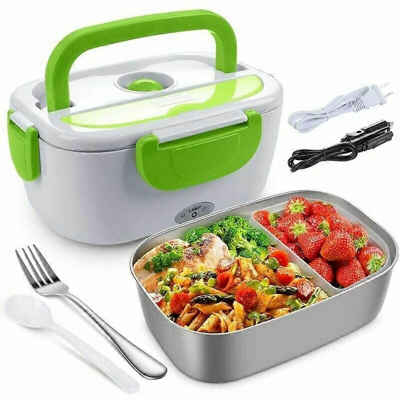 Convenient Electric Lunch Box, Portable Heated Lunchbox with Quick Self-Heating Function and Leak Proof Seal, Suitable for Car Home Office (1.5L)