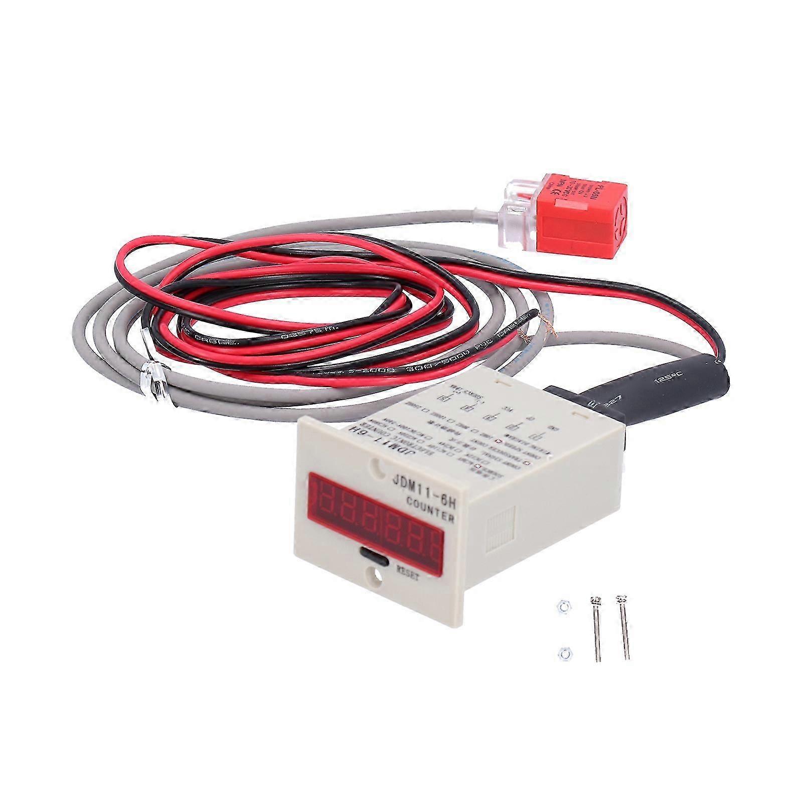 BERM Electronic Digital Display Counter Panel Industrial Inductive Counting Tool JDM116HAC380V