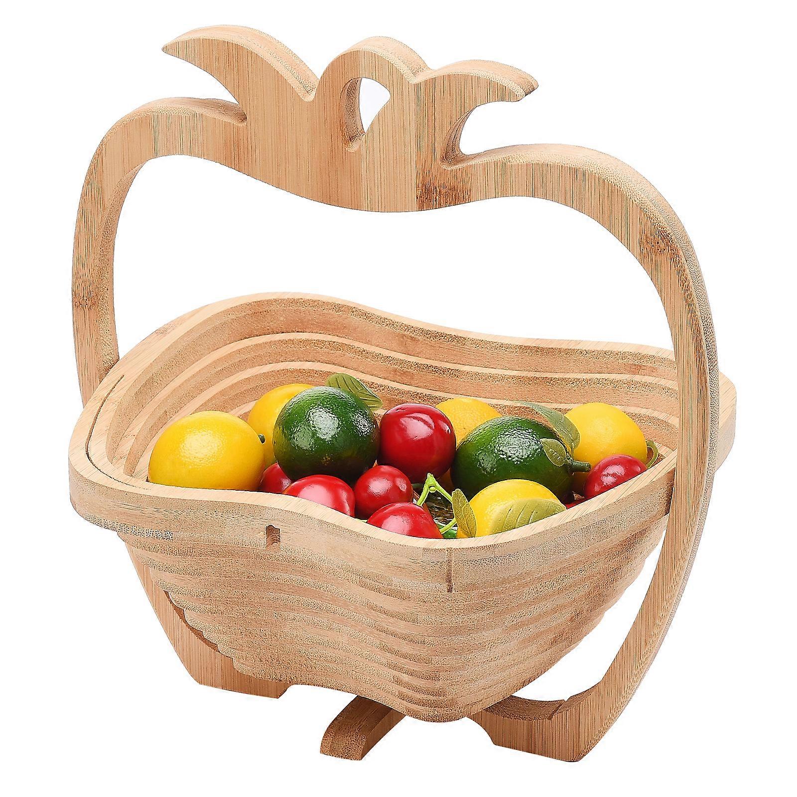 Bamboo Folding Fruit Basket