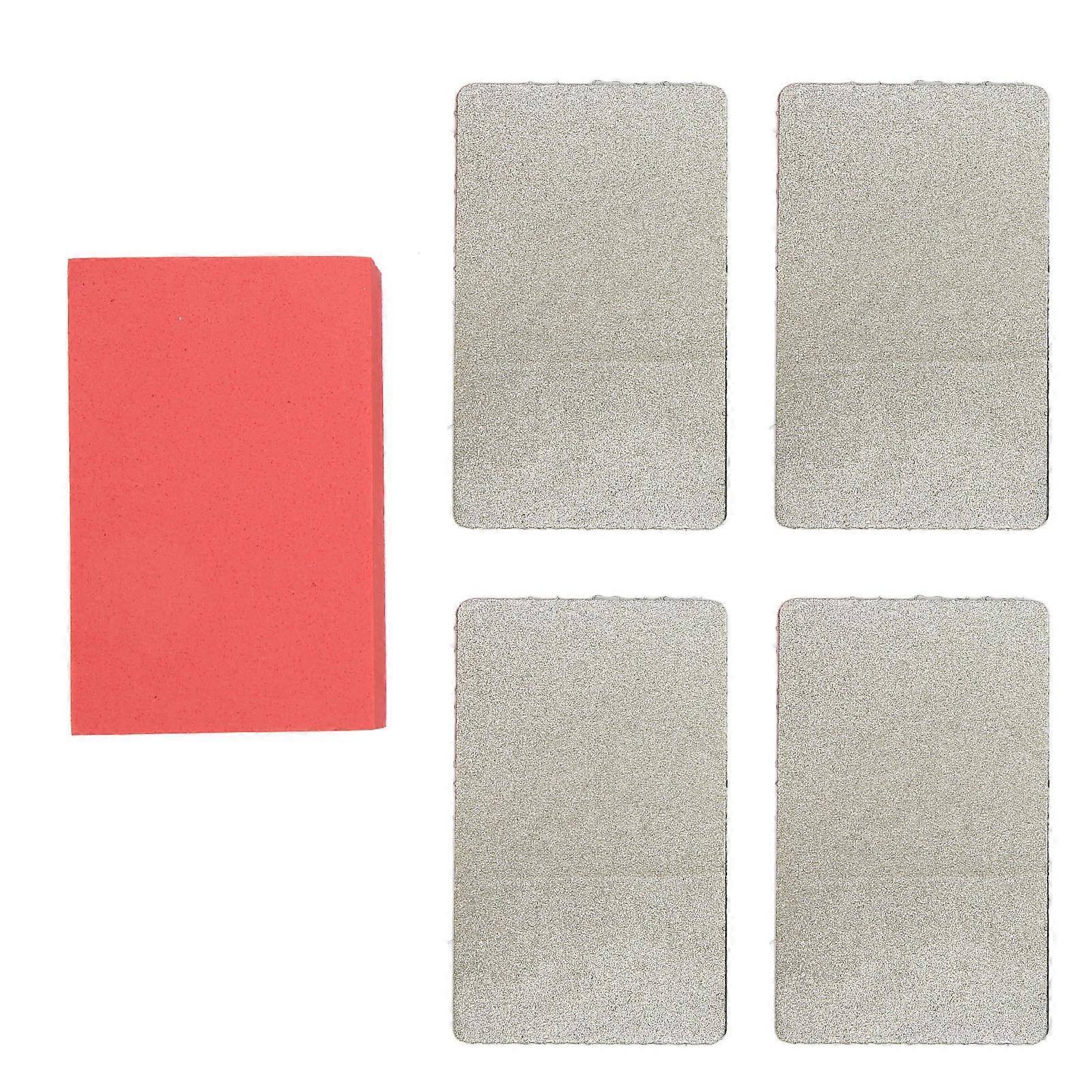 Diamond Hand Polishing Pad 120 Grit Sanding Block Tool Set Kit for Concrete Glass