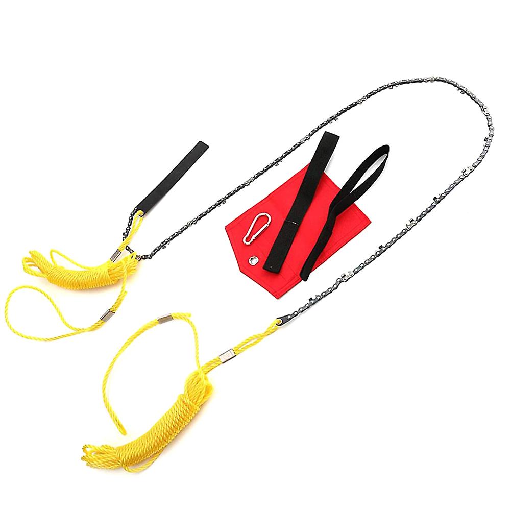 Hand Saw Gardening Pocket Chain Saw Kit 24/48 Inch With Rope Wire Saw For Tree Wood Pruning Branches