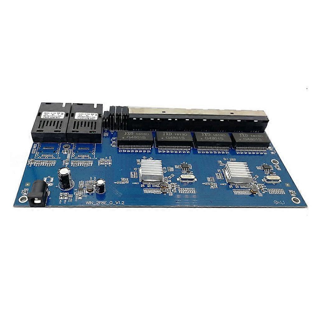 Gigabit PCBA Plate Board 1000Mbps Gigabit 2F8E Ethernet Switch Module 8 RJ45