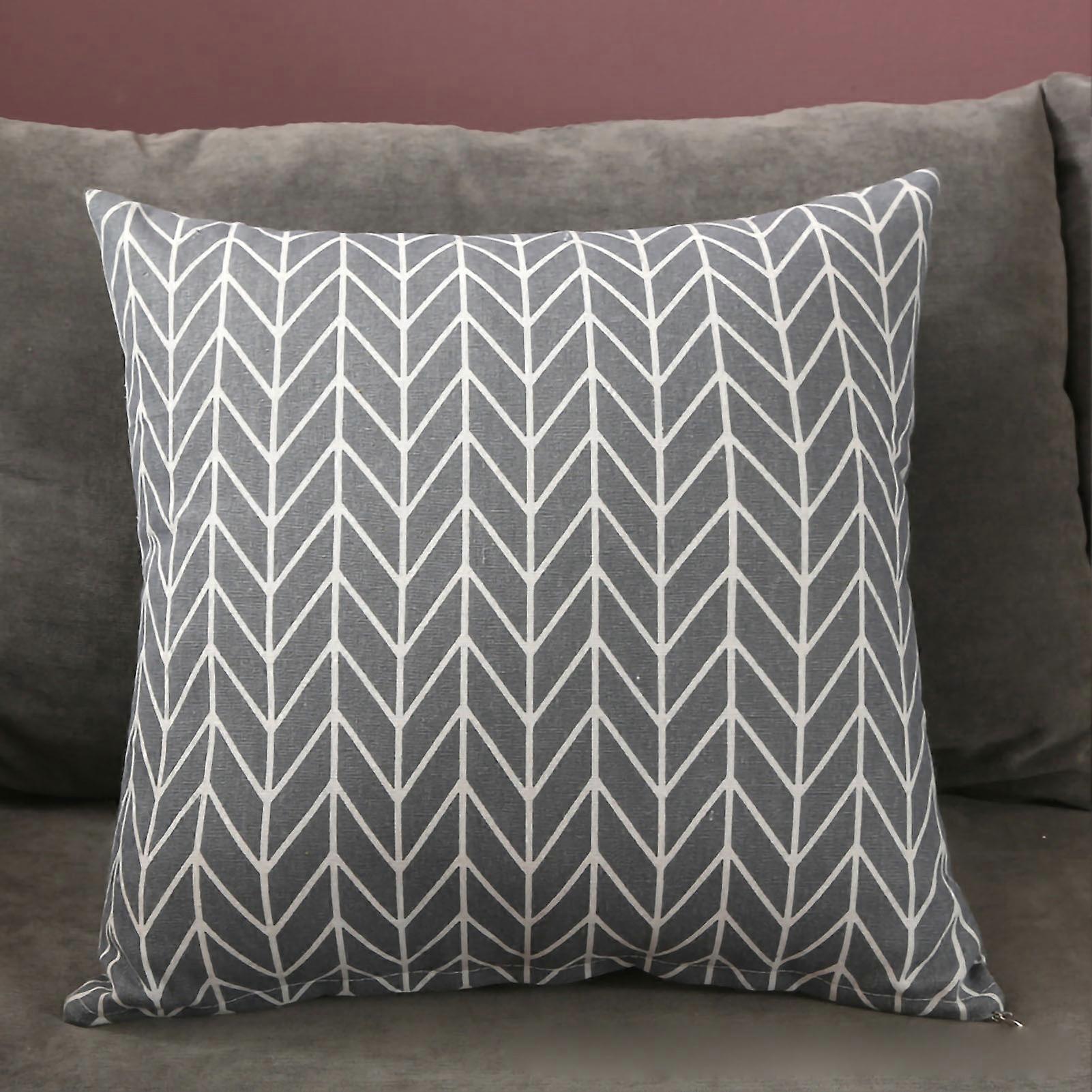 Home Pillow Case Sofa Cushion Accessories Linen Nordic Style Daily Use Home Textiles