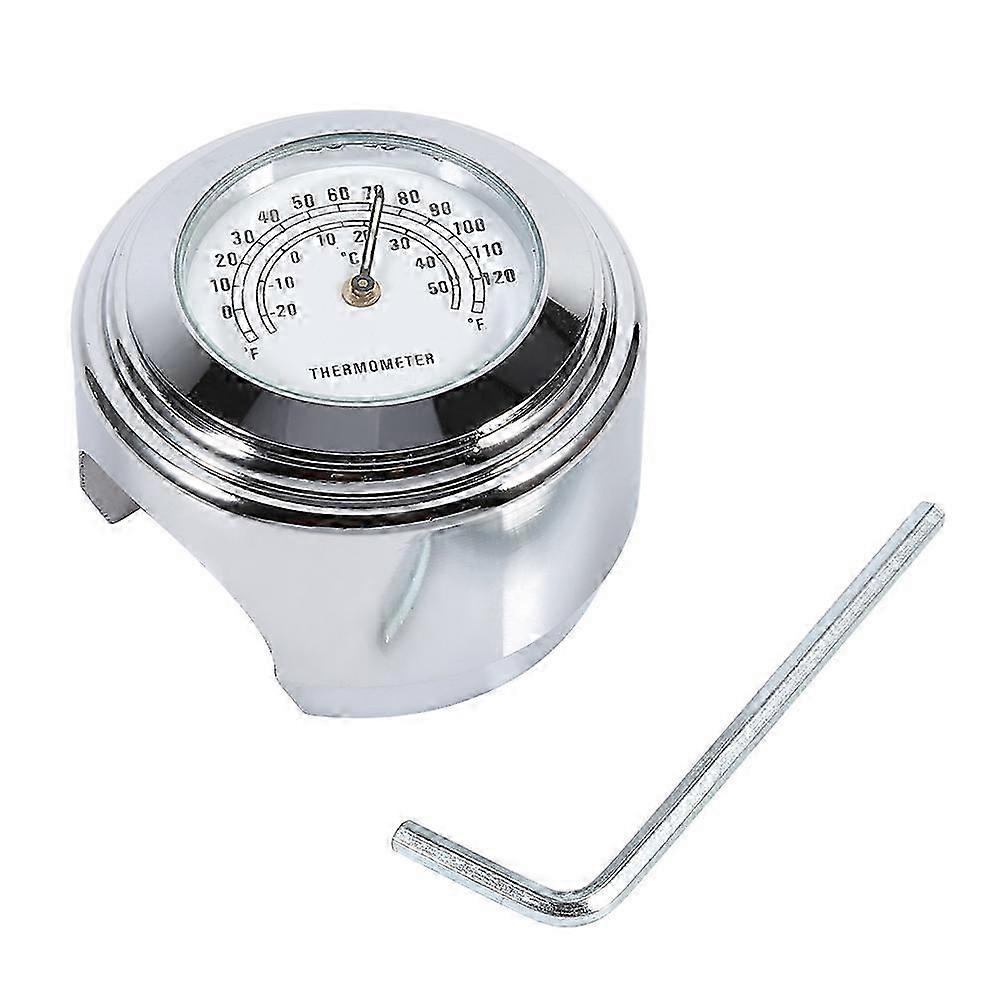 Motorcycle Handlebar Mount Watch Precise Time Keeping Dial Clock White