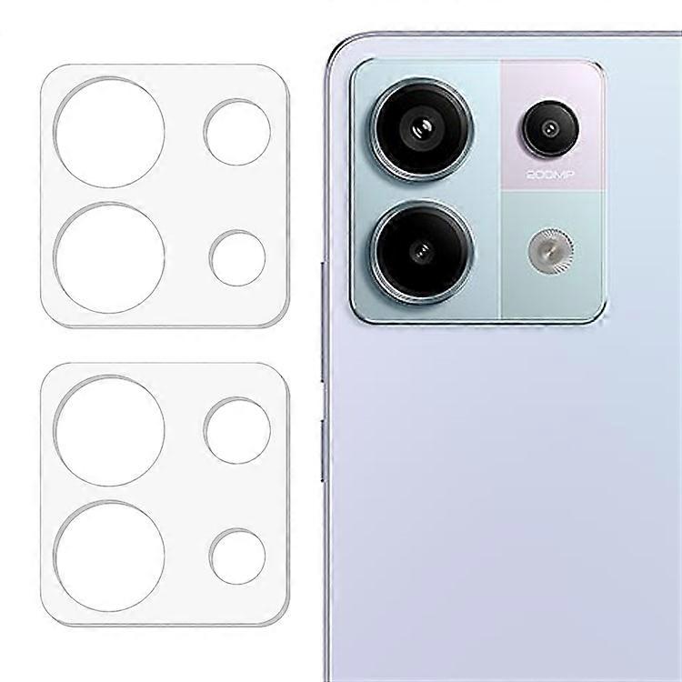 Xiaomi Redmi Note 13 Pro 5G / Poco X6 5GカメラレンズプロテクターHDクリアノーバブルレンズフィルムに対応した2個