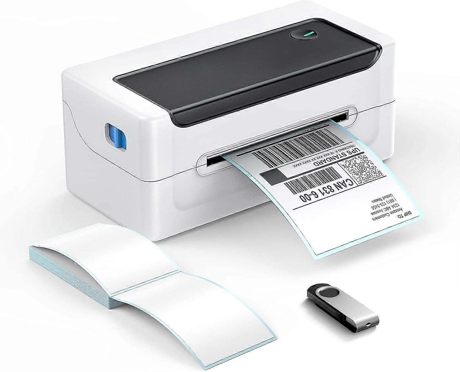Label Printer, 4x6 Desktop Label Barcode Printer with 150mm/s High-Speed for Home Small Business Easy Setup for Windows Mac,
