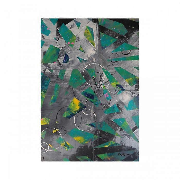 Anna Bernad Affiche En Papier Verts Et Noirs