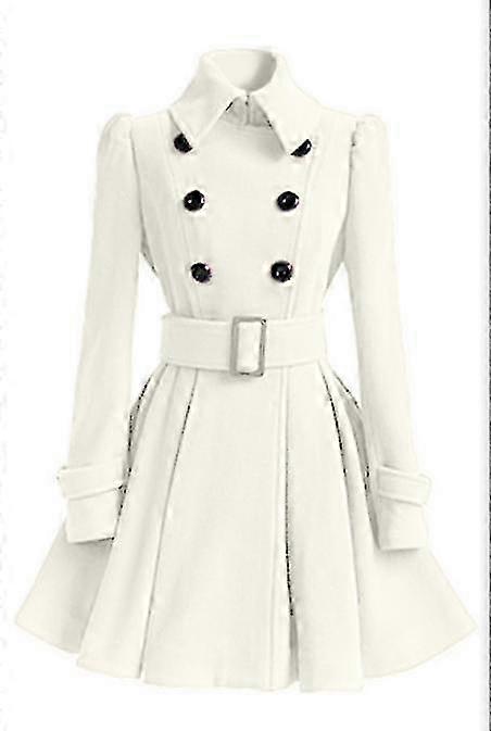 "Kvinders smukke bælte vinter lang frakke jakke 6 farver"