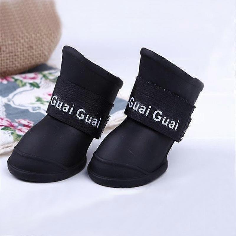 Candy Color Soft and Comfortable Pet Rain Boots Waterproof and Moisture-proof Pet Rain Boots Non-slip Wear-resistant Dog Rain Boots