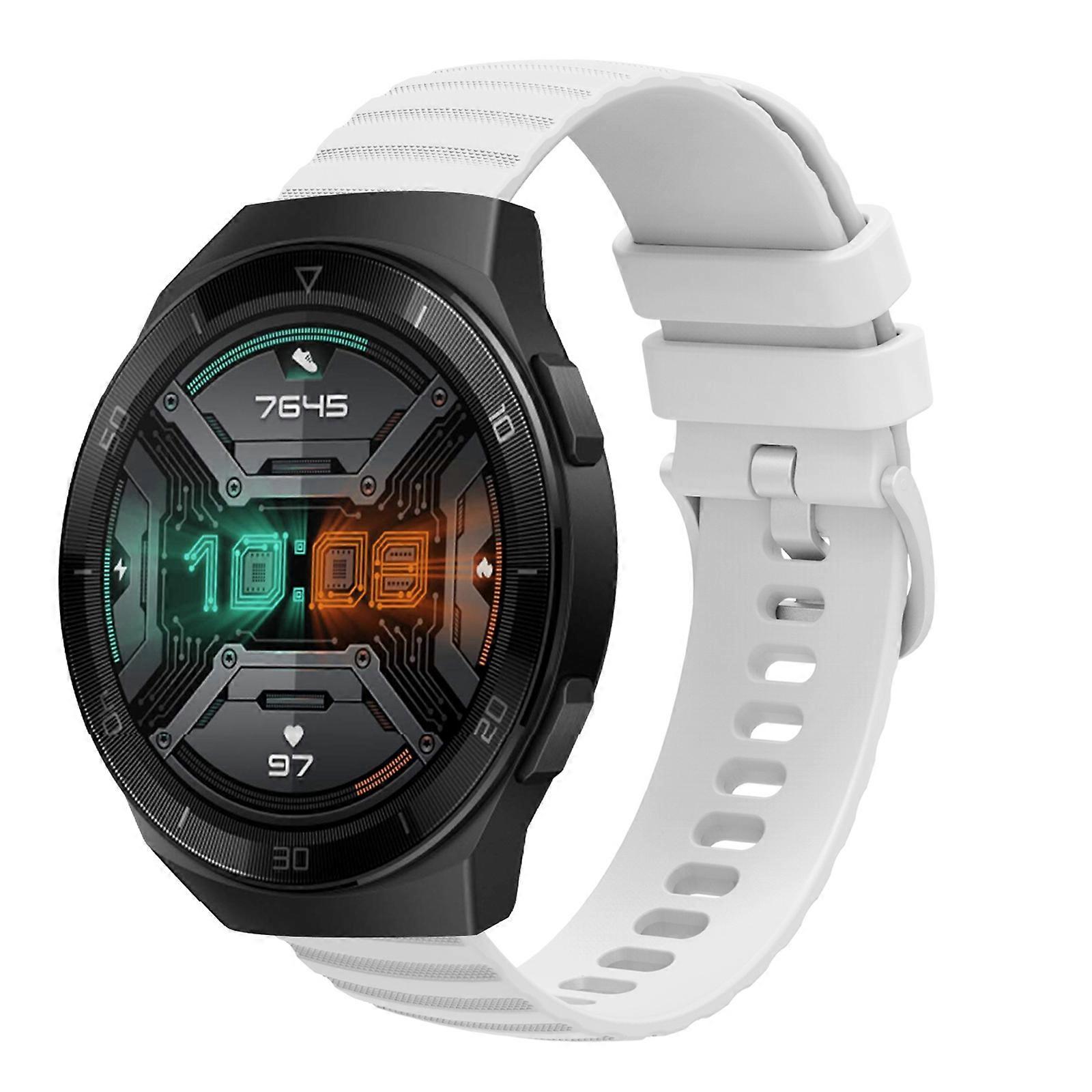 لهواوي ووتش GT 2E 22 مم متموج نقطة نمط لون صلبة سيليكون ووتش الفرقة