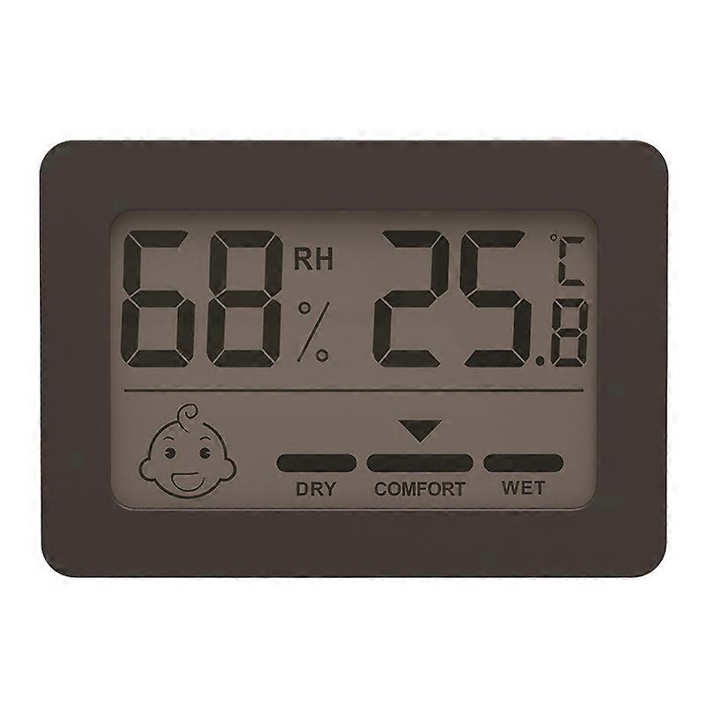 Household Indoor Mini Electronic Temperature And Humidity Meter With Stand Rectangle