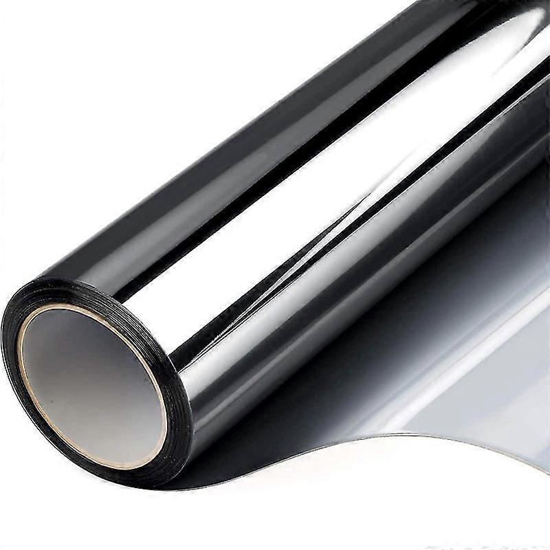 Argento Trasparente Pellicola Solare Vinile Autoadesivo A Senso Unico Specchio PET A Prova Di Raggi UV Drop-Shipping Dayt