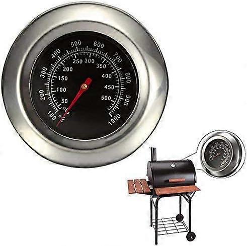 Grilltermometer i rustfritt stål, grillgrill med probeoven-termometer