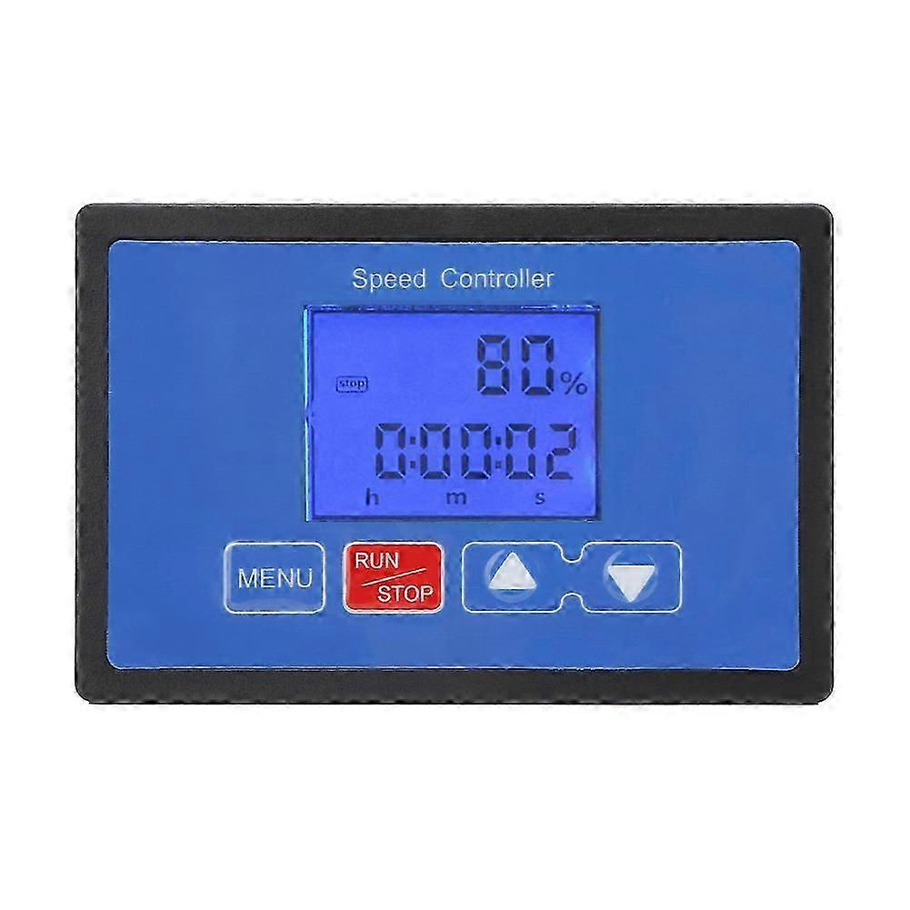30A 6.5V-55V DC Brush Motor PWM Speed Controller Digital LCD Cycle Run/Stop Timer