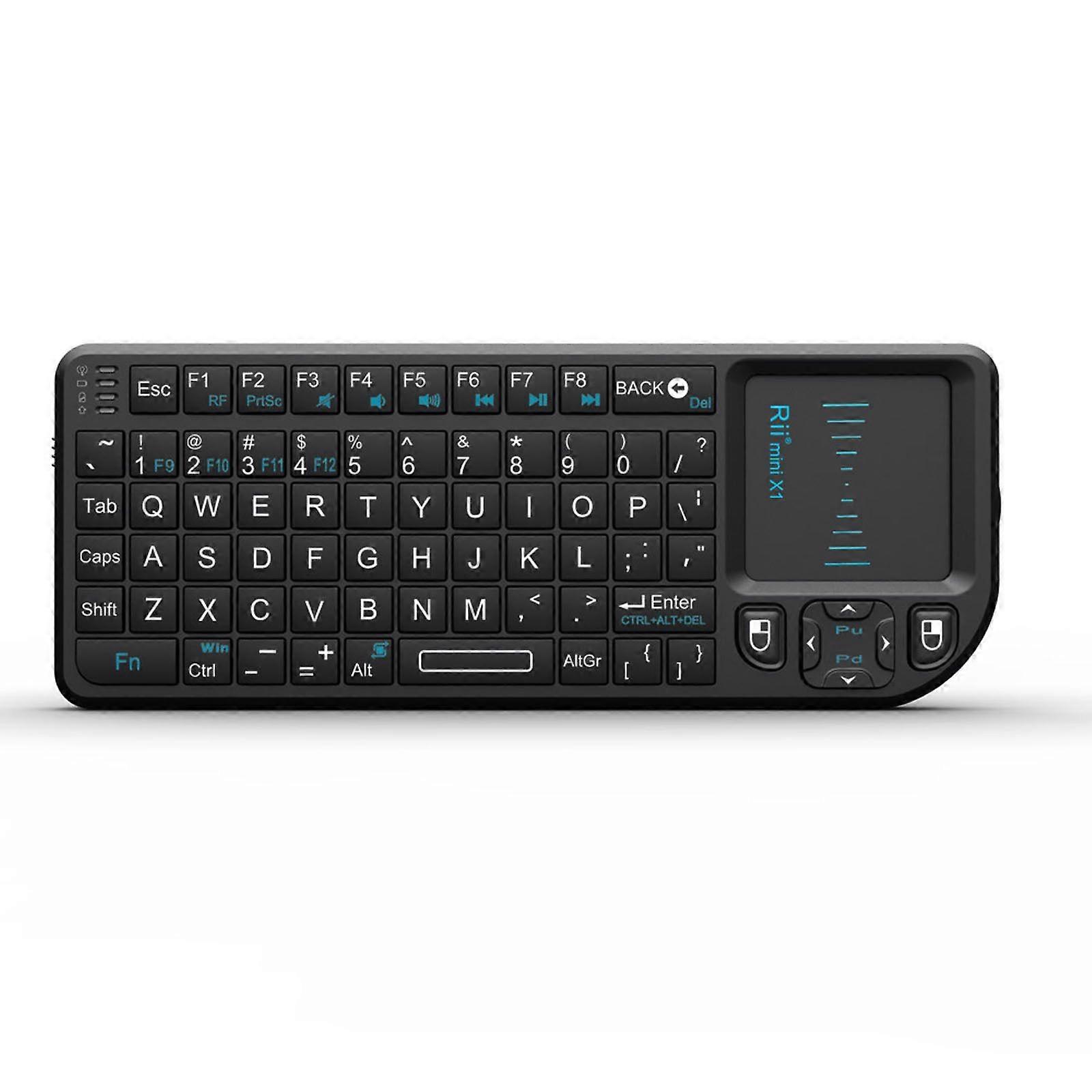Wireless Keyboard with Touchpad X1 2.4G Mini Keyboard for PC Smart TV