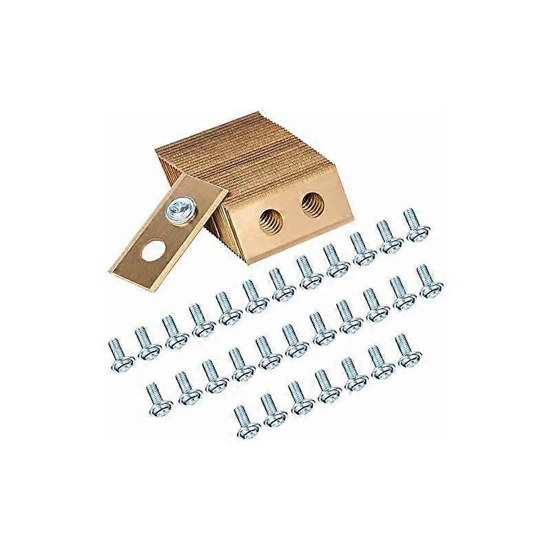 30 Pack Titanium Replacement Blades for Worx Landroid Robot Lawn Mower. Upgraded Titanium Blades and Screws for Worx Landroid Robot Lawn MowerHANBING