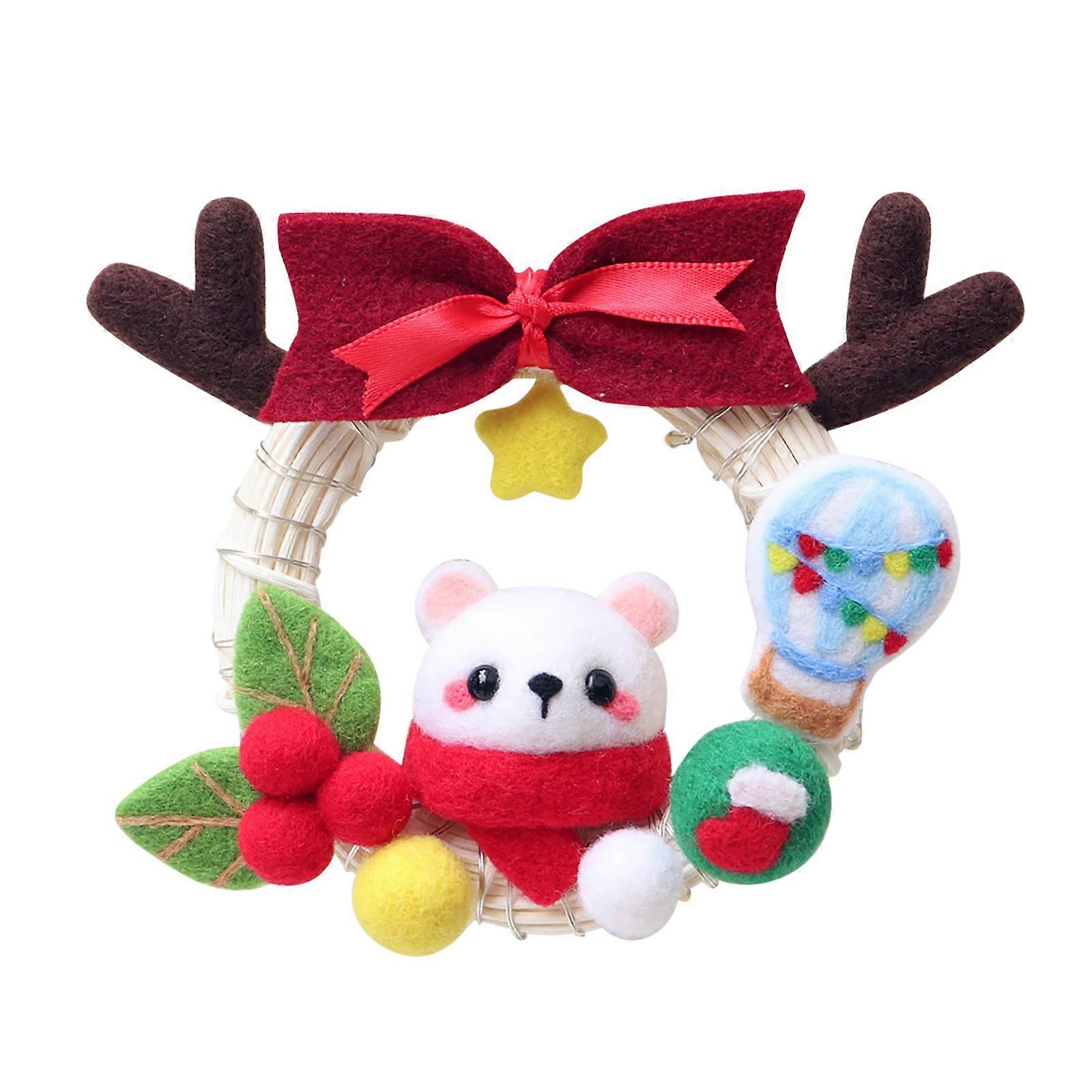Cute Pattern DIY Poke Wool Felts Production Package LA3361