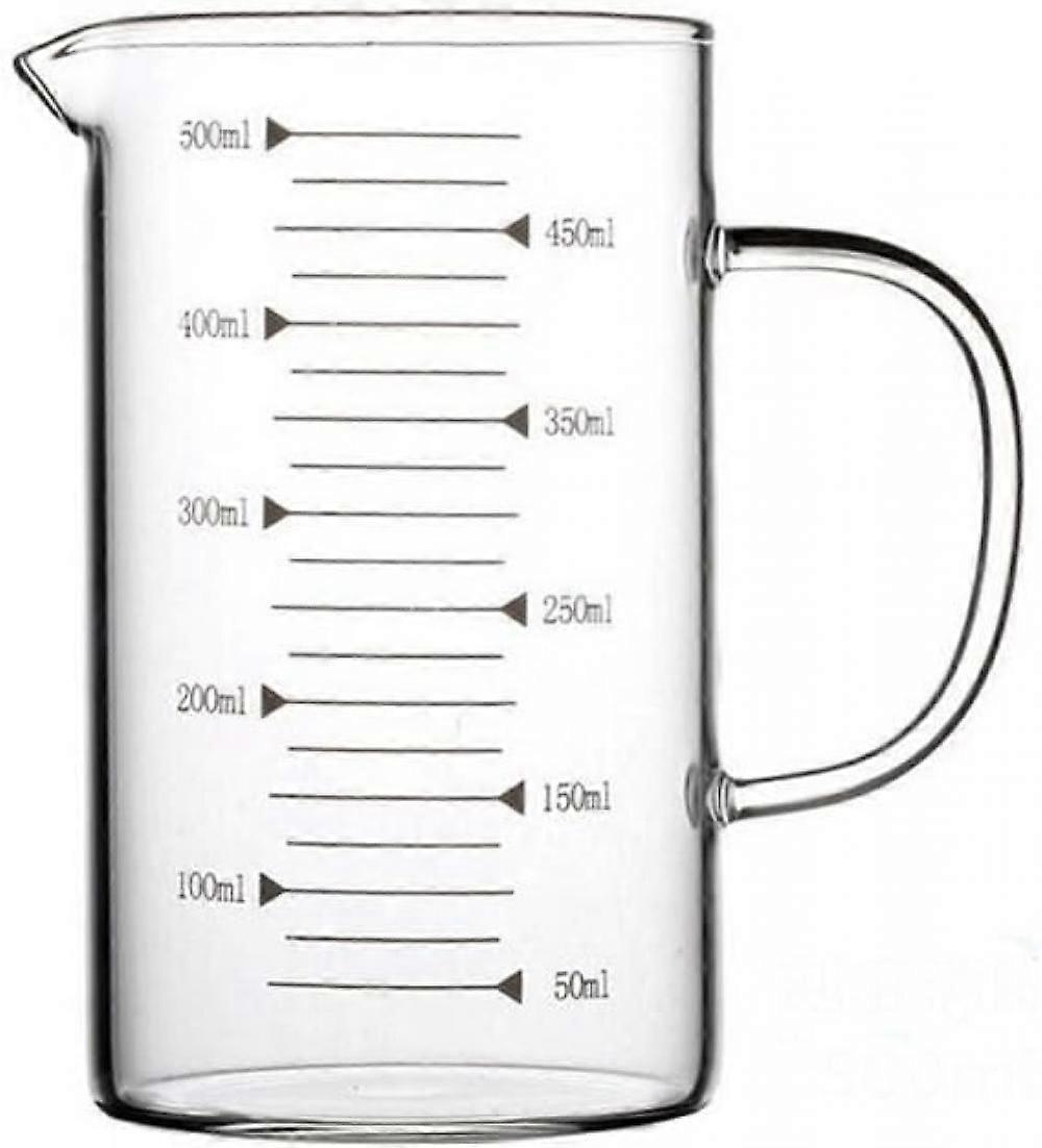 Borosilicate Glass Measuring Cup with Spout 500ml