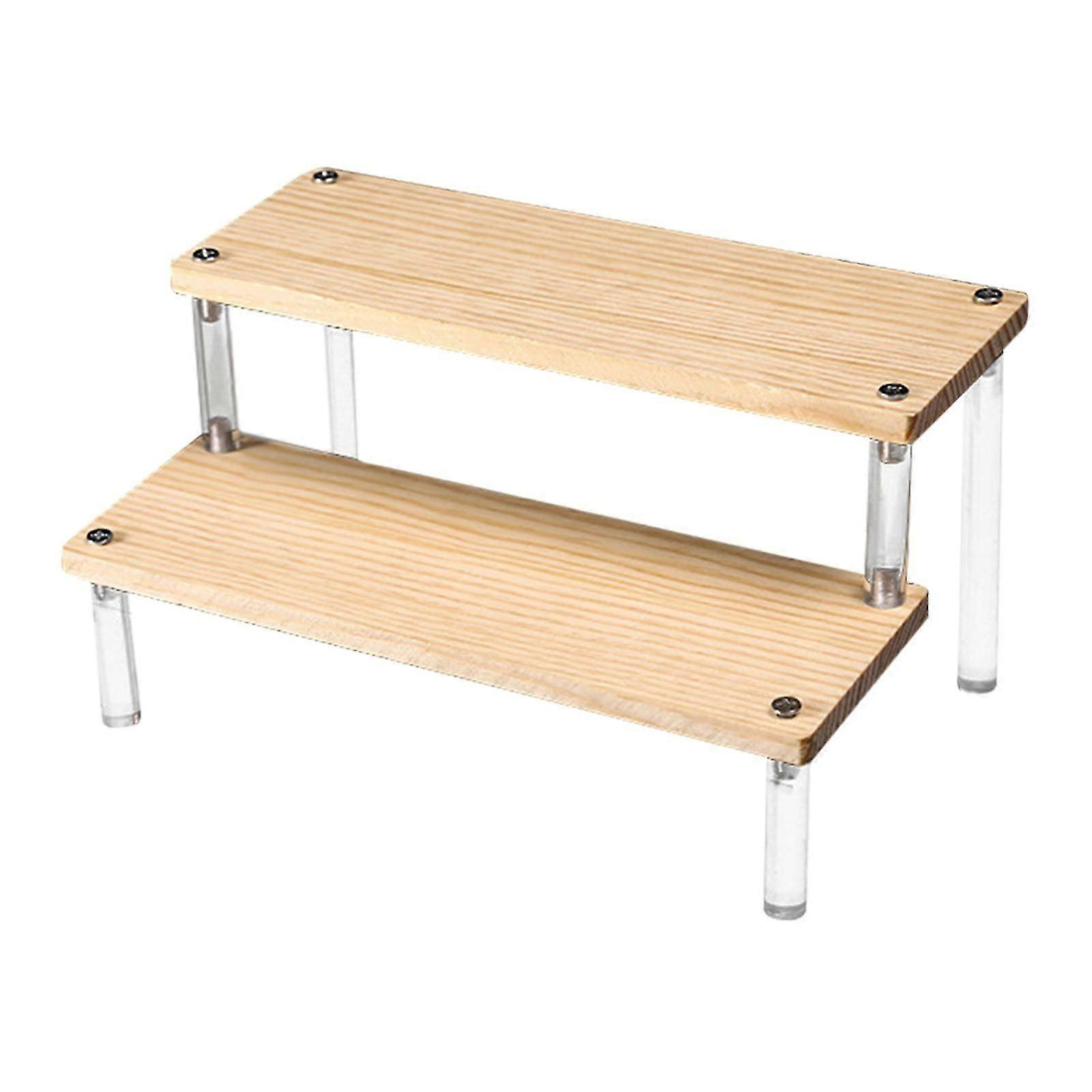 Acrylic Display Stand Counter Retail Riser Organizer for Doll Figure Candies 2