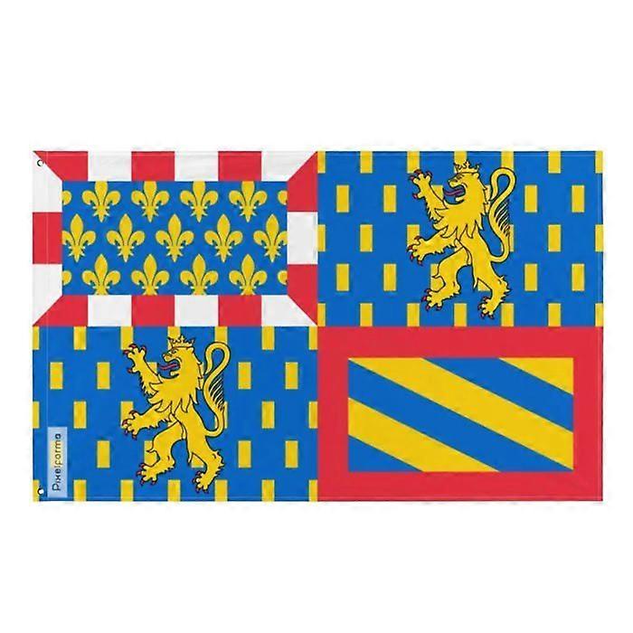 Flag - Bourgogne-Franche-Comté - 128 x 192 cm - Polyester - Double-sided printing - Iron eyelets