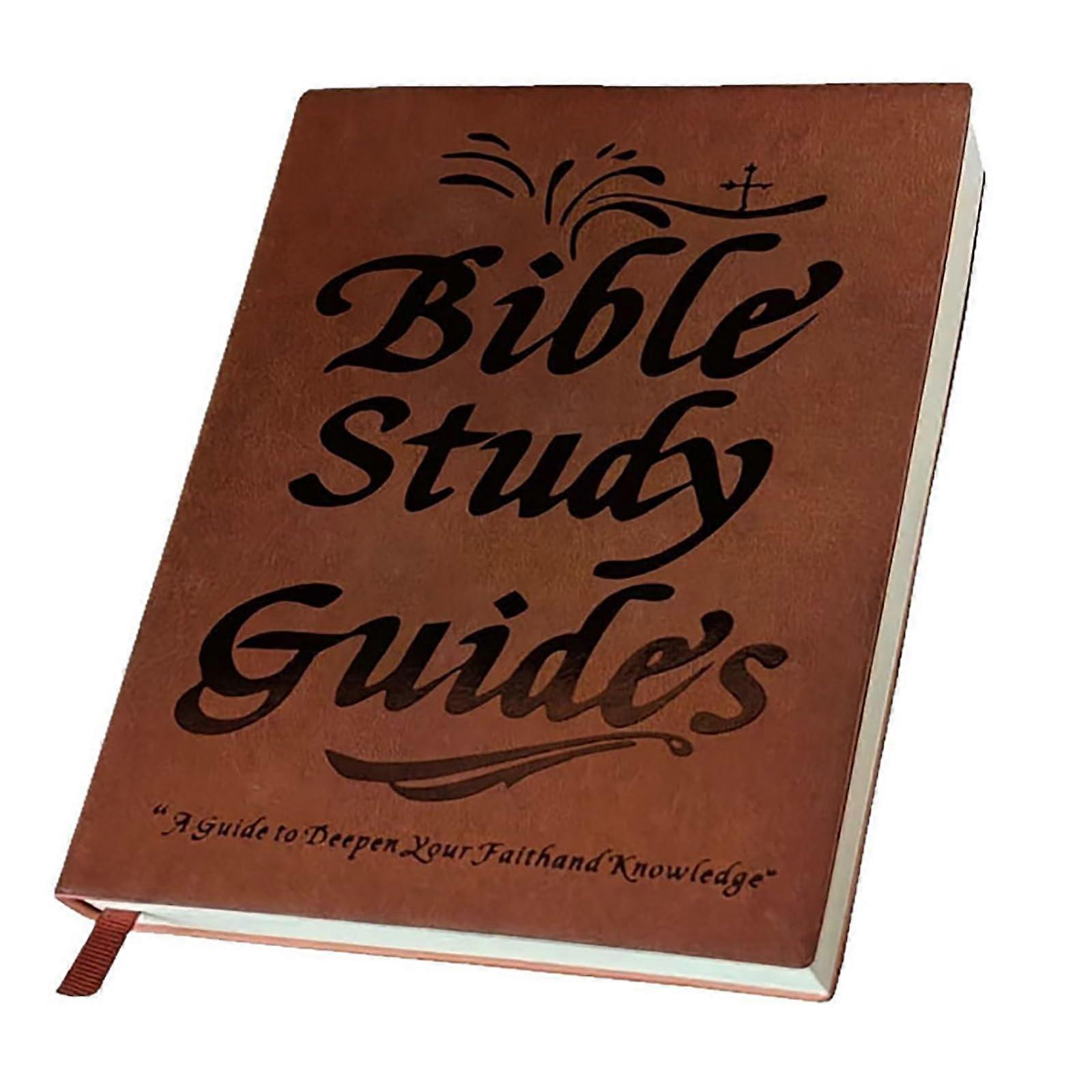 Bible Study Notebook, Religious FaithBased Notebook with Daily Quotes, Scripture Prayer Reflections Religious Notebook for Men Women