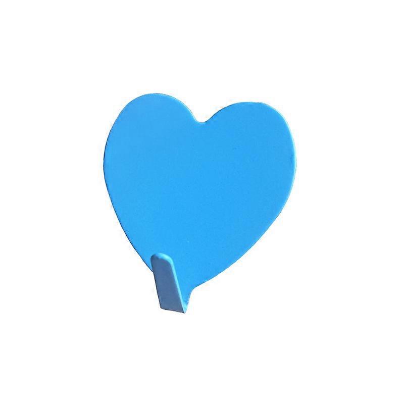 Love key hook wall heart shaped sticky hanger no need to punch