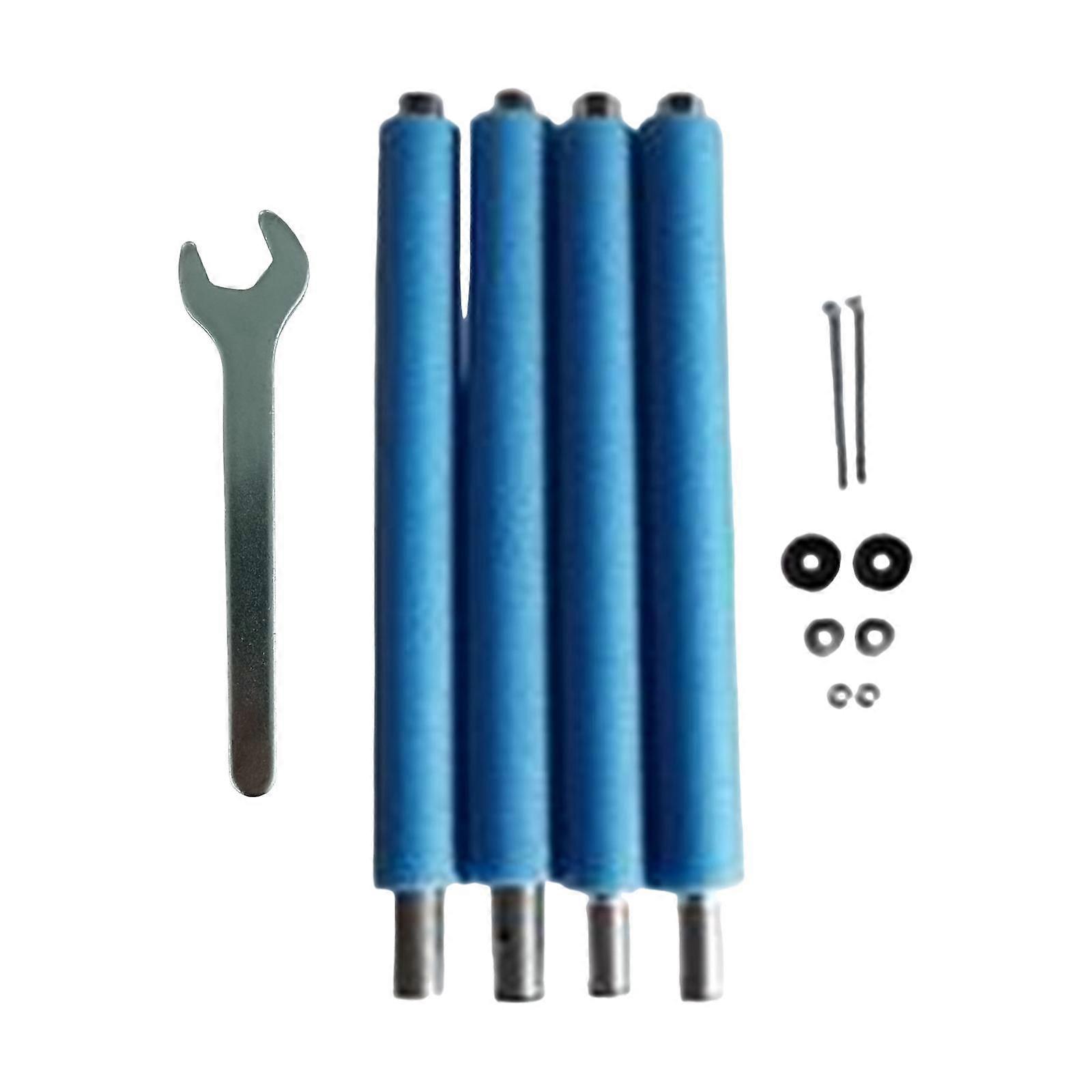 4x Trampoline Poles Railing Fence Trampoline Net Poles Trampoline Replacement