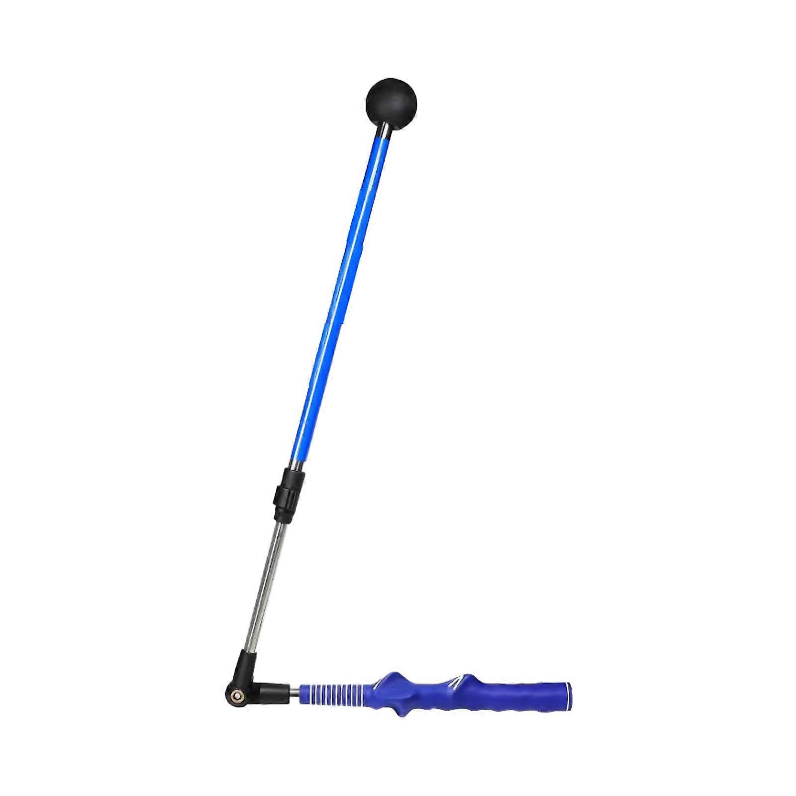 Golf Swing Trainer Folding Correction Practitioner Portable Golf Grip Trainer for Chipping and Hitting Easy to Use Blue