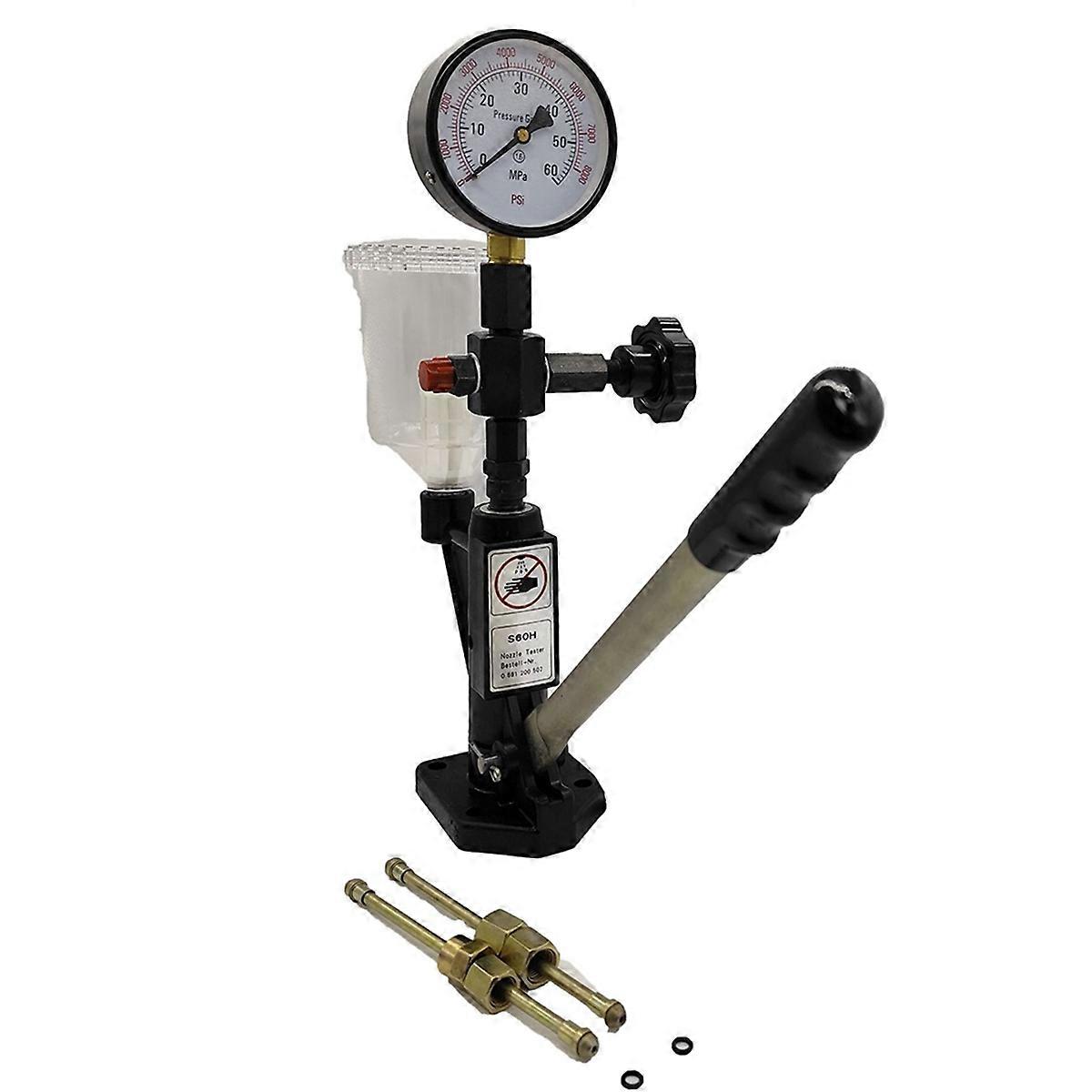 S60H Injector Nozzle Tester 0-60MPA Oil Pump Injector Nozzle Checker Injector Nozzle Detector