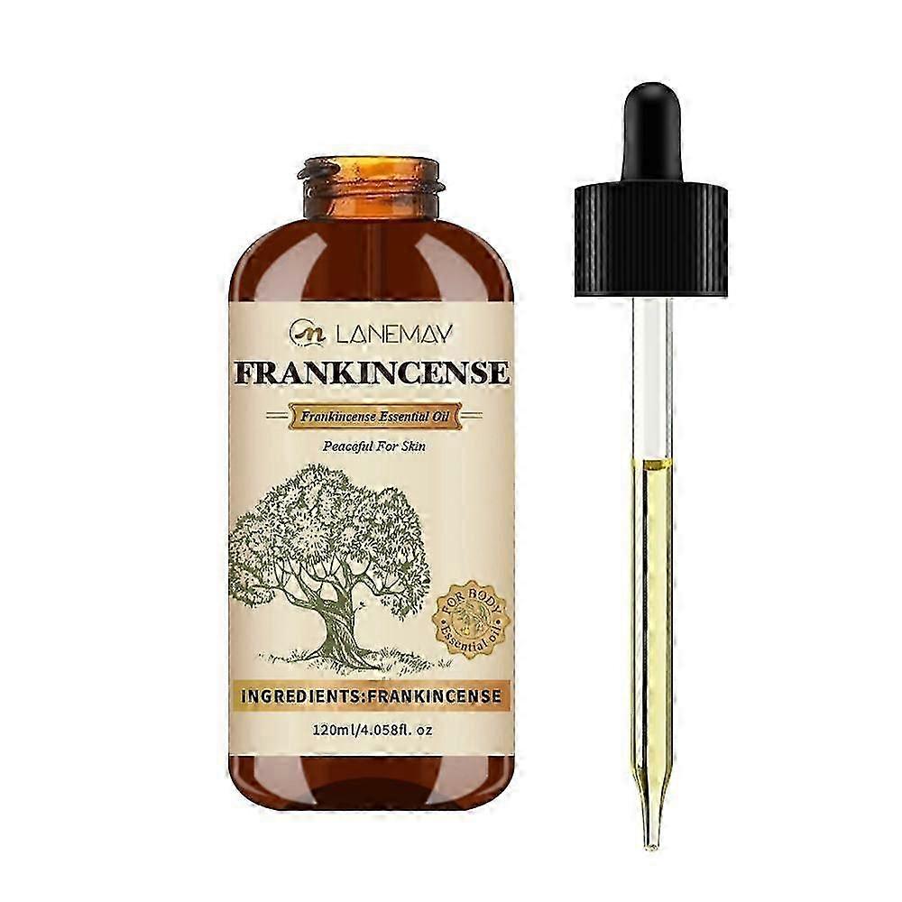 Frankincense Essential Oil - 100% Pure Natural Frankincense Essential Oil for Diffuser and Aromatherapy - Frankincense Massage Oil for Face & Body