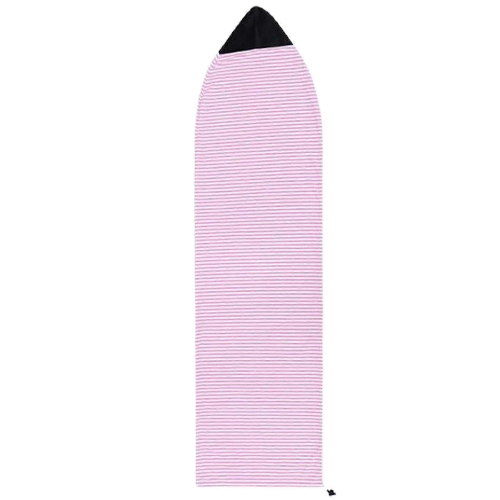Longboard Surfboard Cover Pink - Lightweight Durable Knitted Fabric Surf Sock for Boardbag Protection